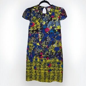 Erdem Floral Print Dress 100% Silk Fabric Specially Designed by Erdem Woman US 6